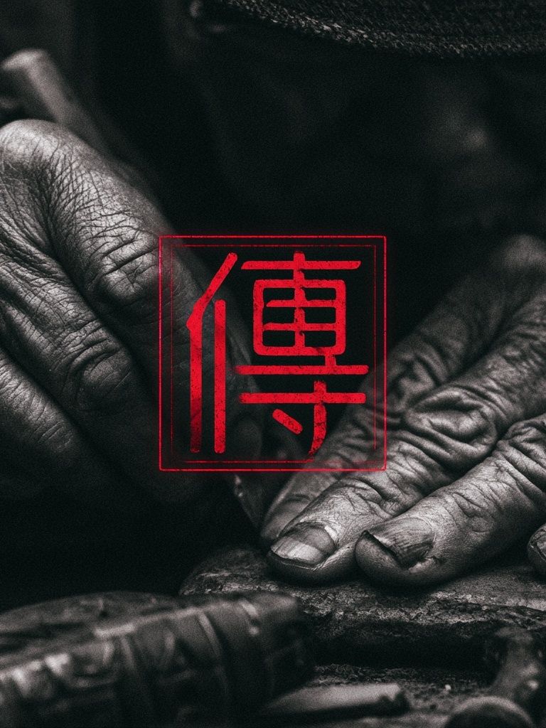 Red Seal Hands Photography Poster. poster detail