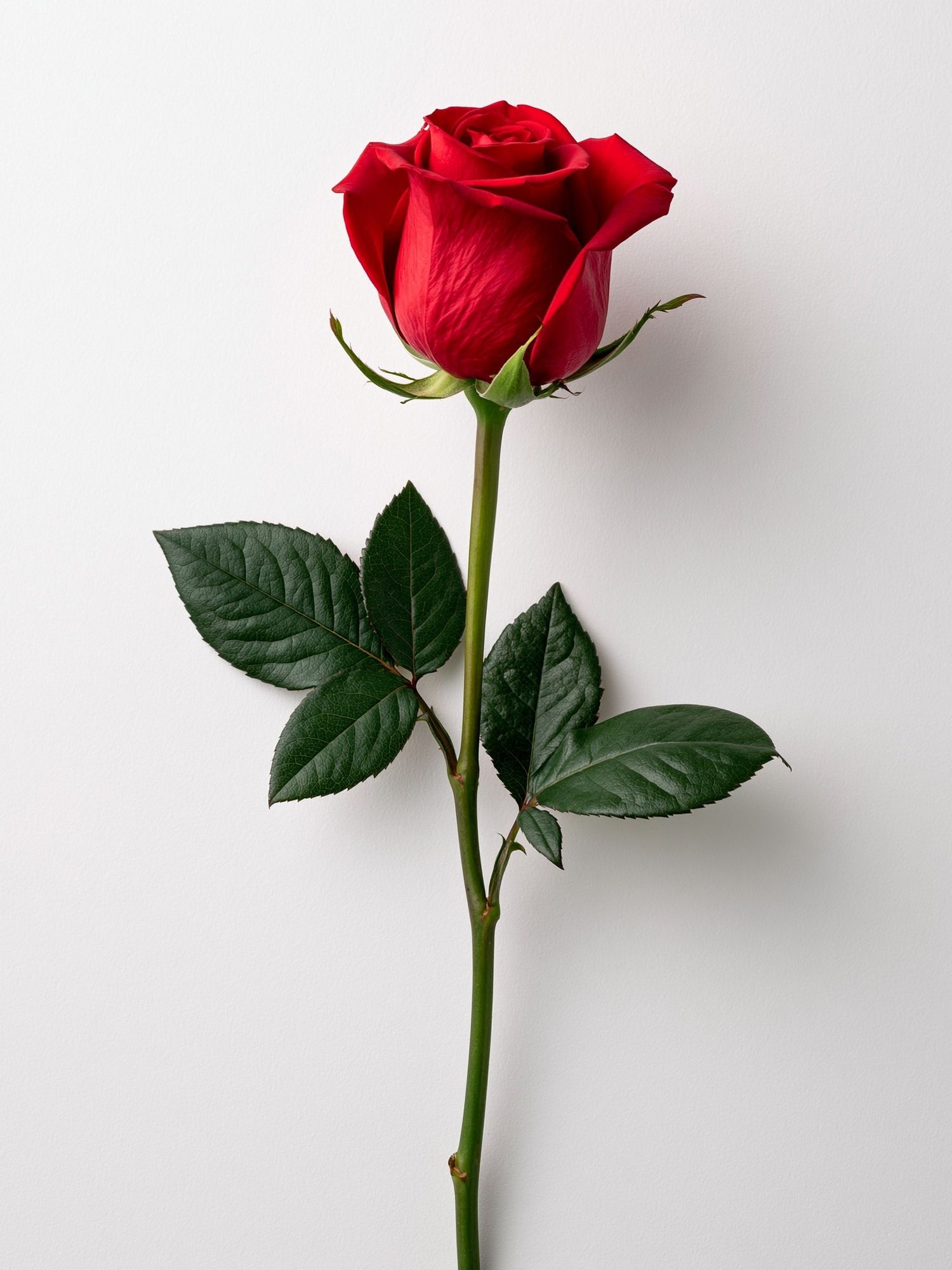 Red Rose Minimalist Photography Poster. poster detail