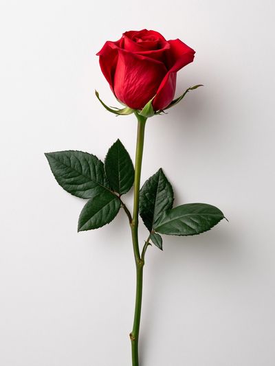 Red Rose Minimalist Photography Poster.