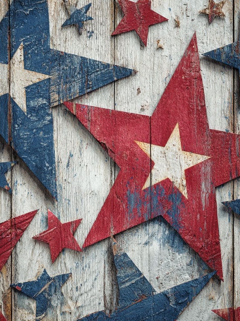 Rustic Stars Wall Art Poster. poster — vintage art