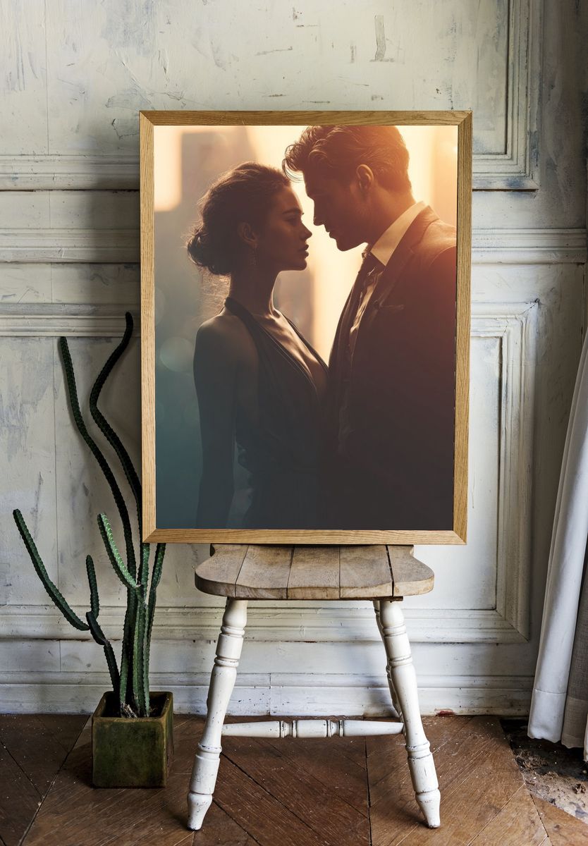Romantic Silhouette — Fine Art Print room preview