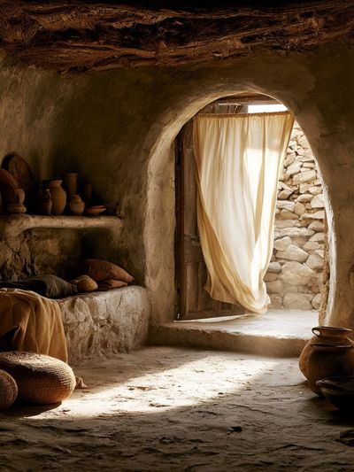 Rustic Stone Interior Photography Poster. poster