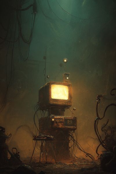 Retro Futuristic Computer