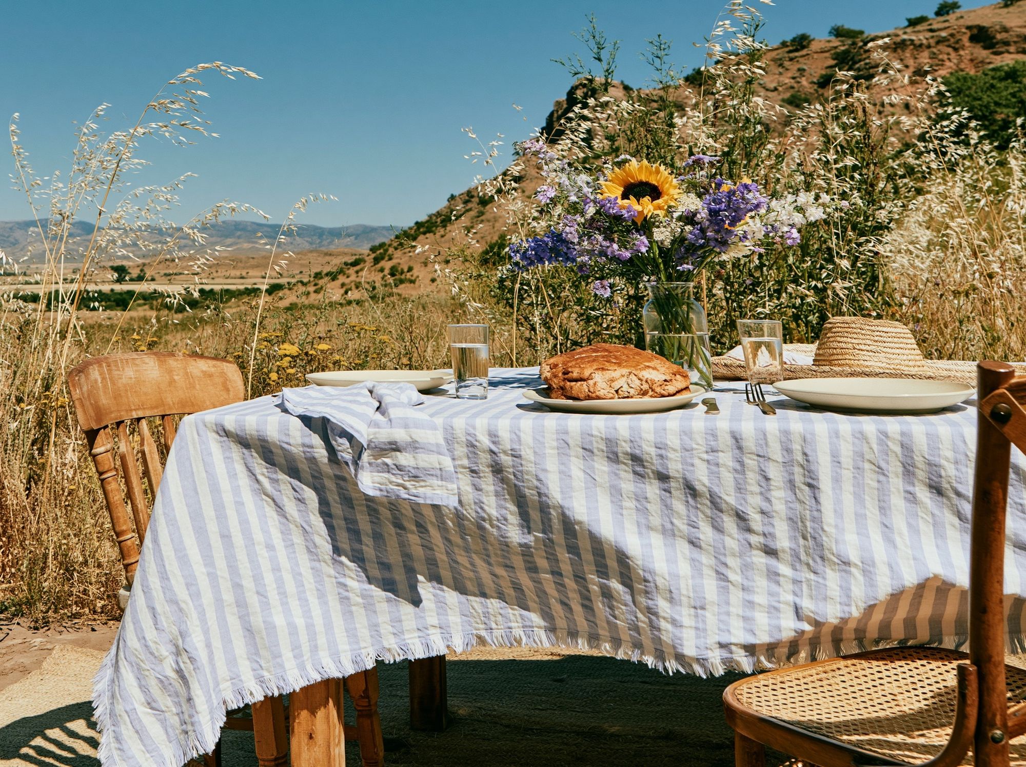 Rustic Outdoor Picnic Photography Poster. poster — photography art