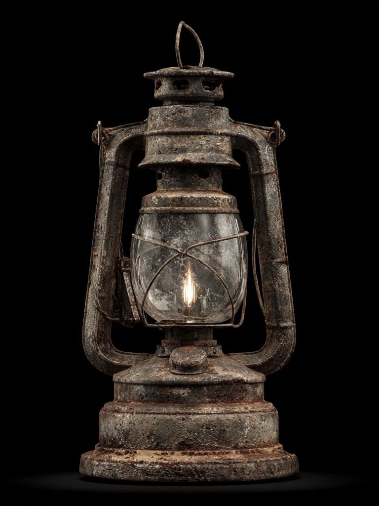 Rustic Lantern Still Life Poster. poster — photography art