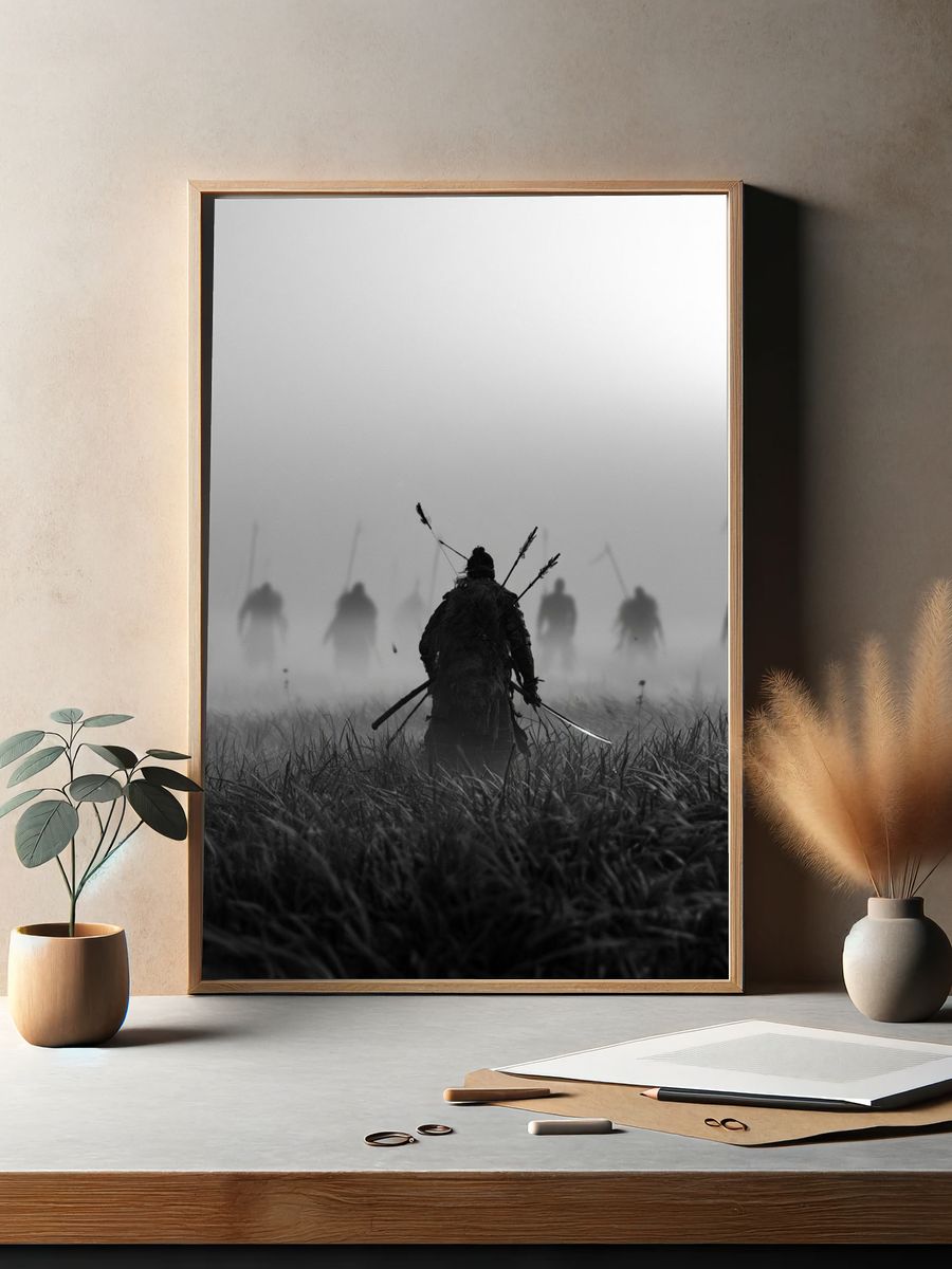 Samurai Mist Field Photography Poster. — room view 2