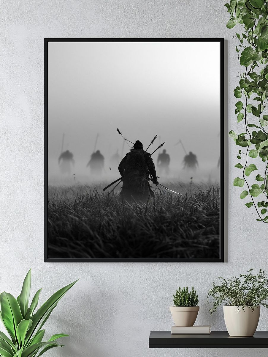 Samurai Mist Field Photography Poster. — room view 4
