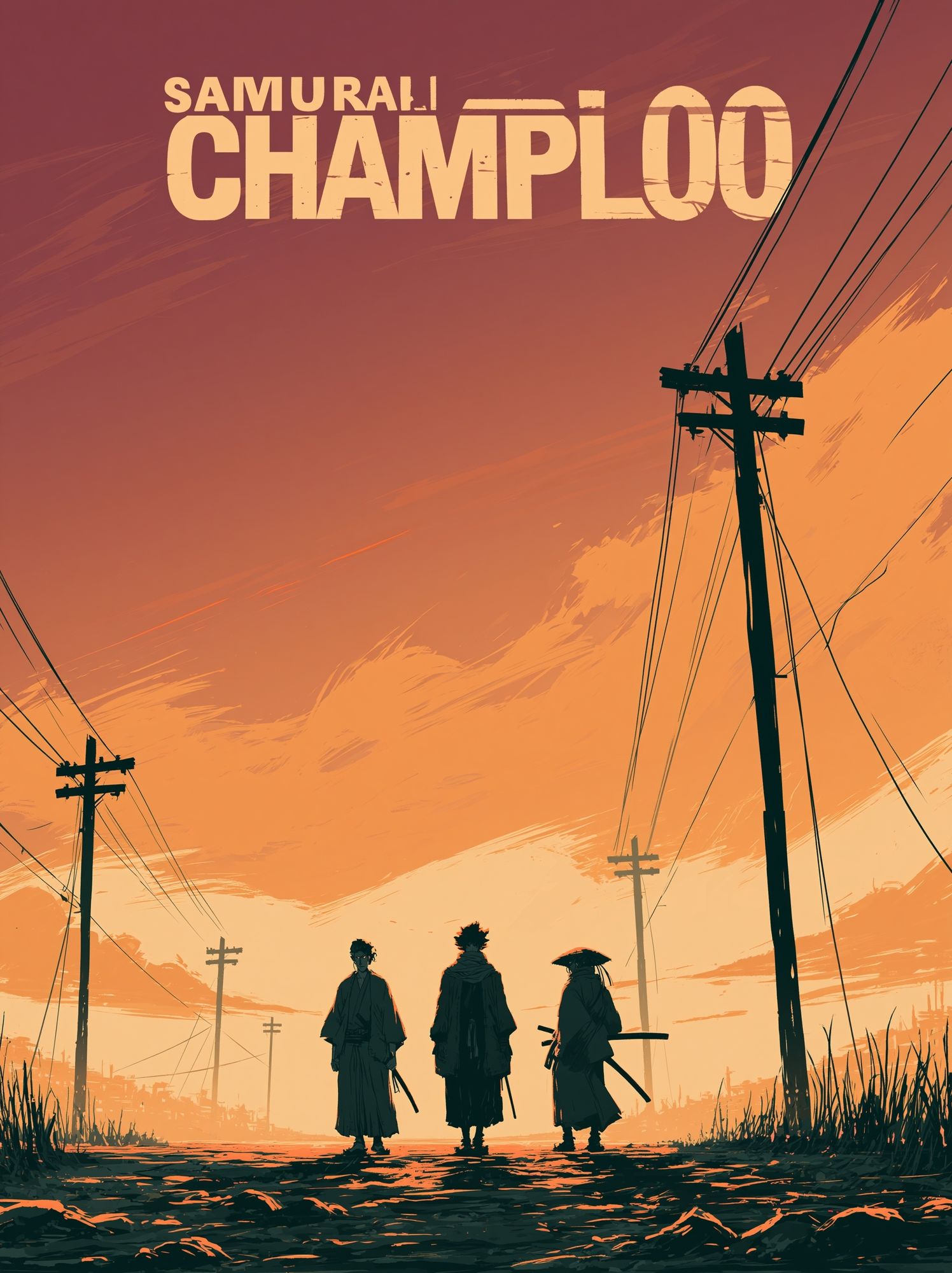 Samurai Champloo Anime Poster.