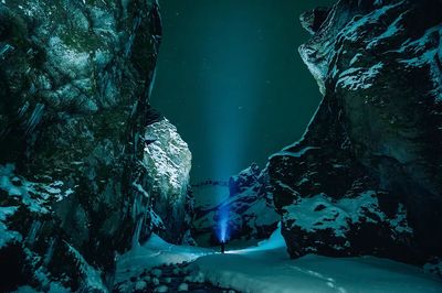 Snowy Canyon Adventure — Photography Print. poster print