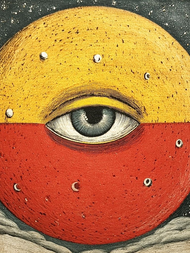Surreal Cosmic Eye Print. poster — fine-art art