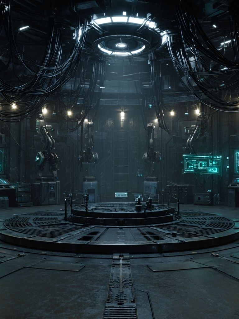 Cyberpunk Reactor Chamber Poster. poster detail