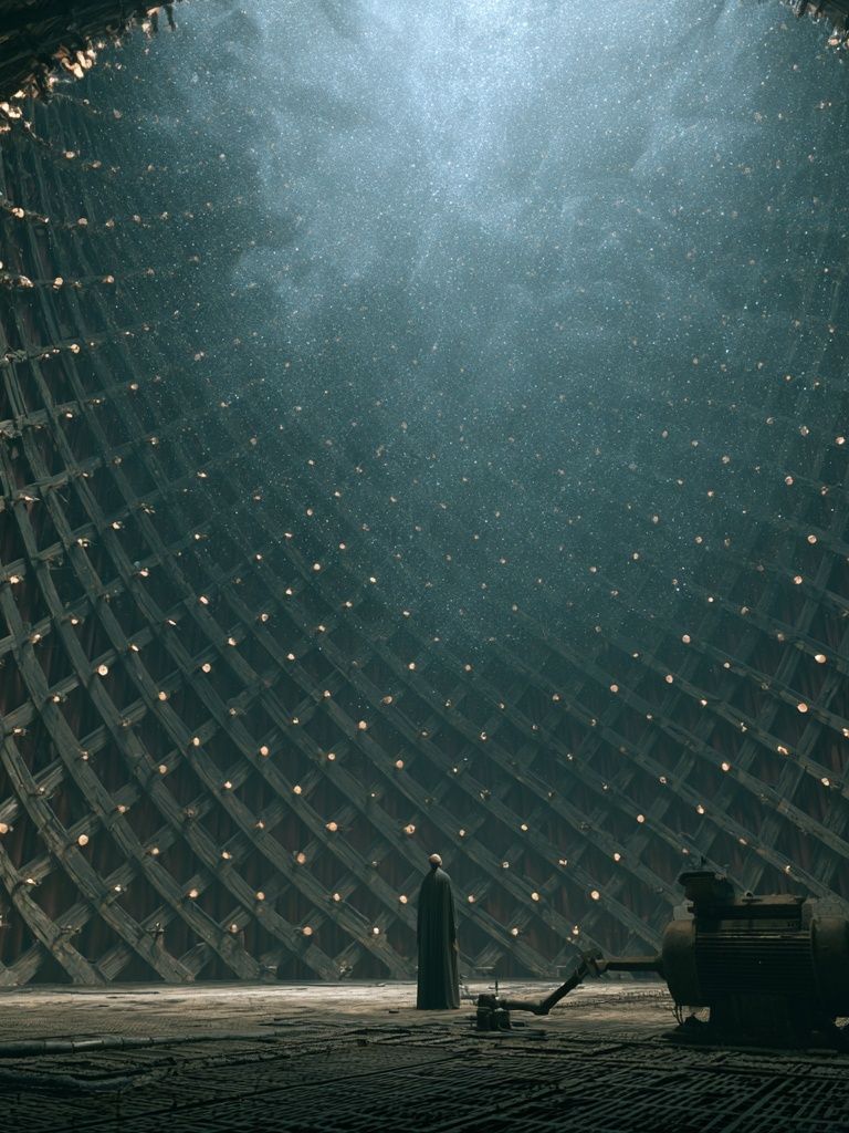 Sci-Fi Chamber Digital Art Print. poster — illustration art