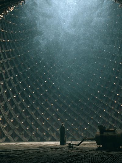 Sci-Fi Chamber Digital Art Print. poster