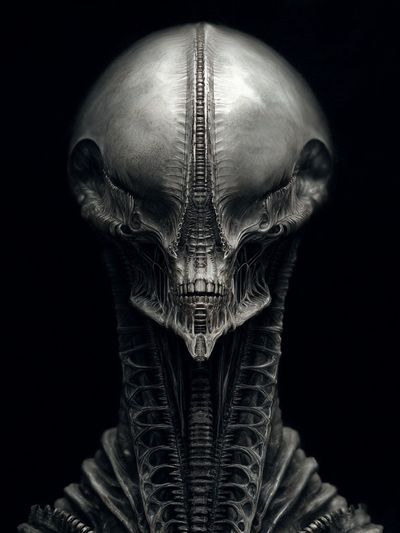 Alien Creature — Sci-Fi Print. poster print