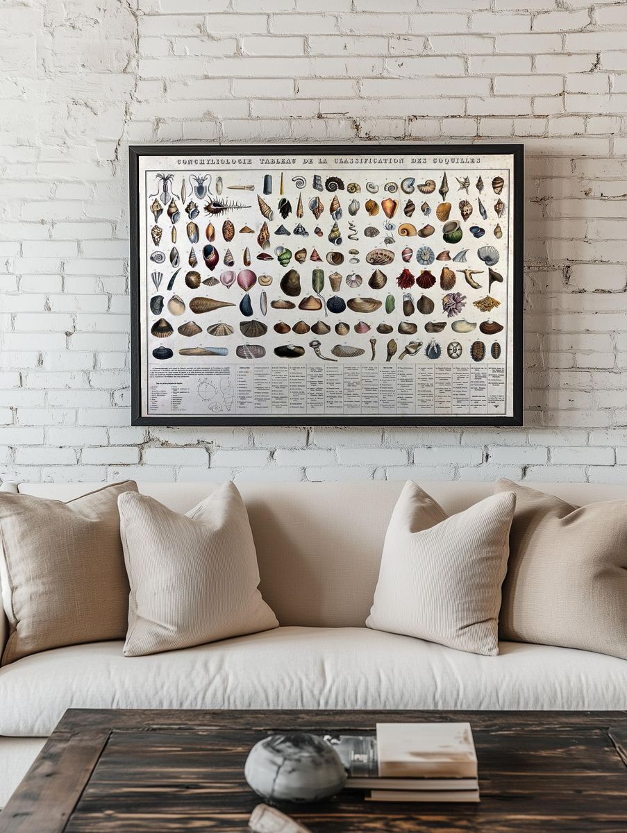 Shell Classification Poster. — room view 1