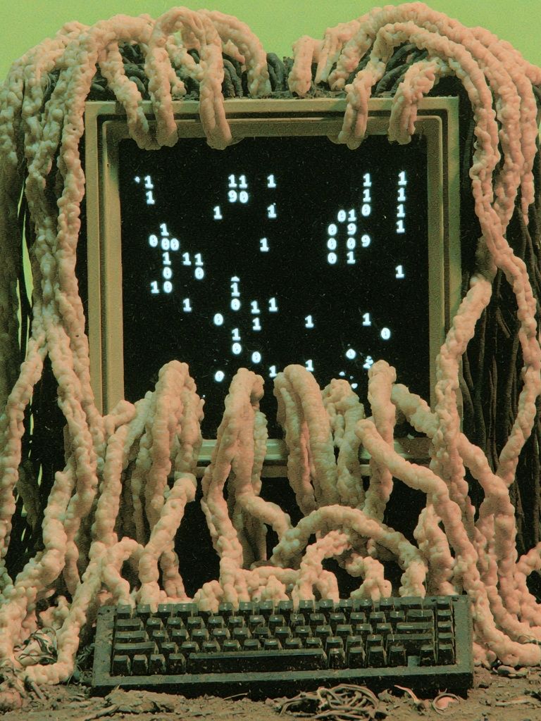 Surreal Computer Growth Poster. poster detail