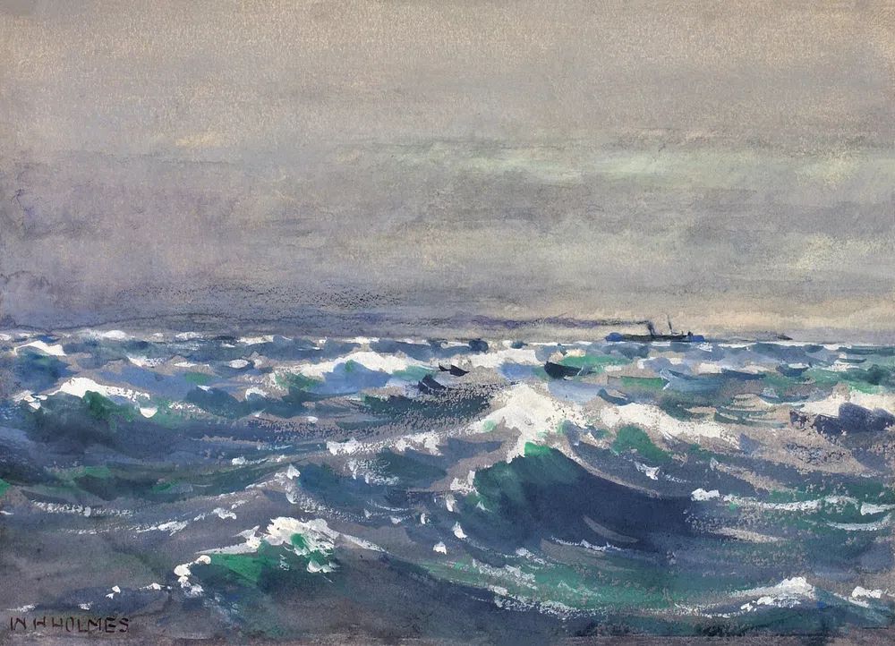 Stormy Sea — Fine Art Print. poster — fine-art art