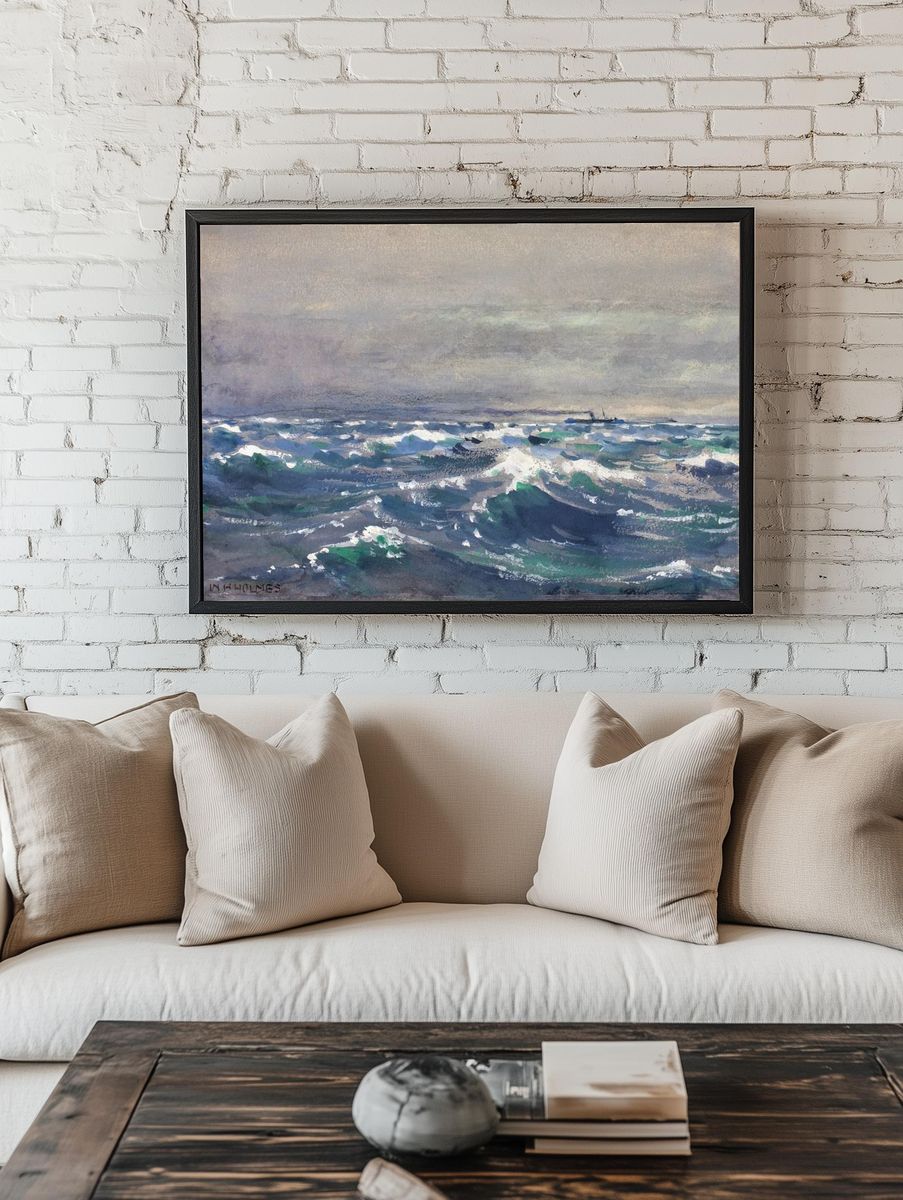 Stormy Sea — Fine Art Print room preview