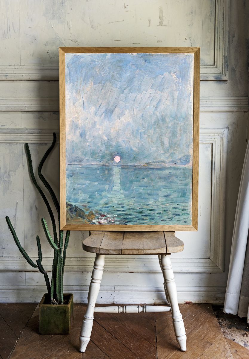 Sea (1901–1925) vintage illustration Dezider. room preview