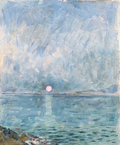 Sea (1901–1925) vintage illustration Dezider. poster print