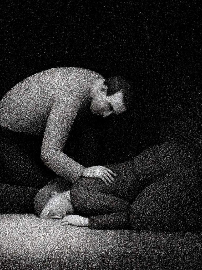 Surreal Figure Study Print. poster — fine-art art