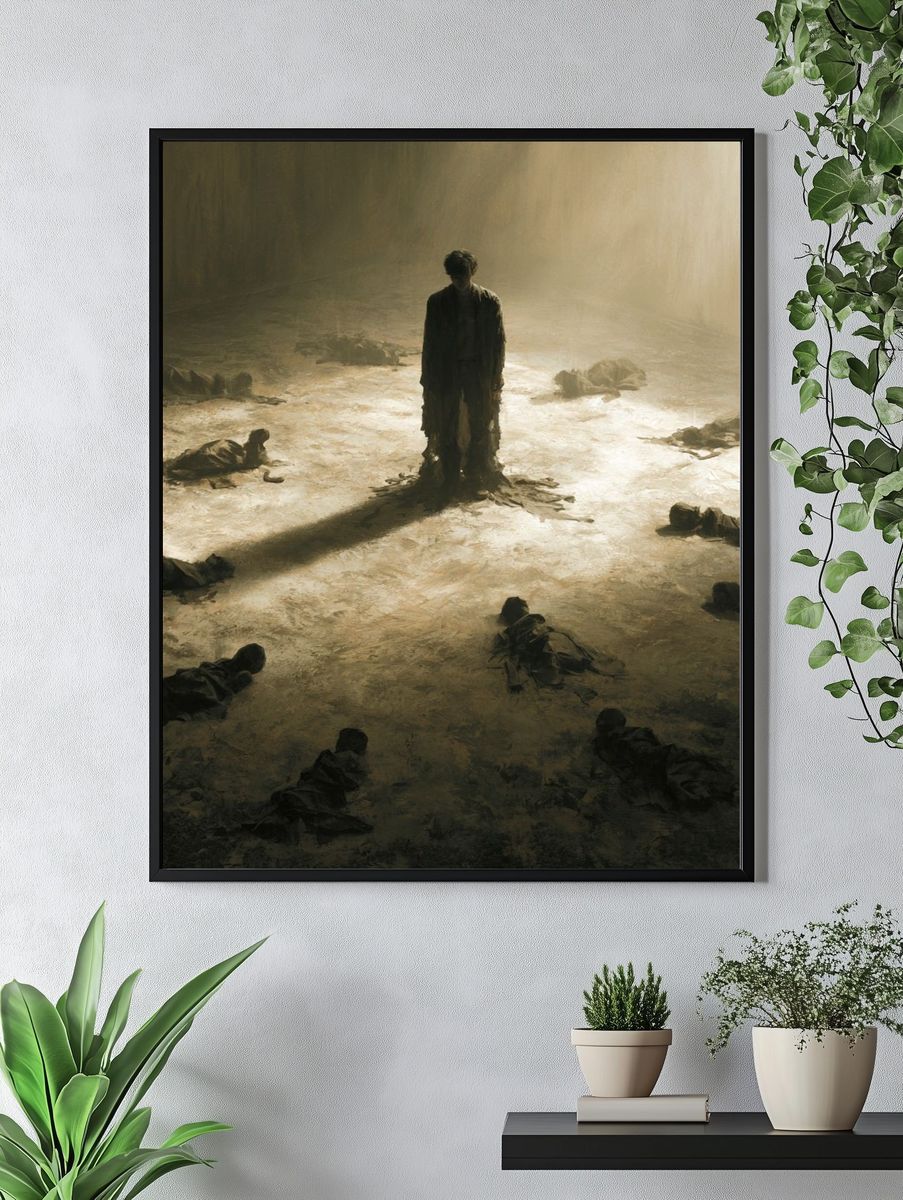 Surreal Figure in the Light Poster. — room view 4