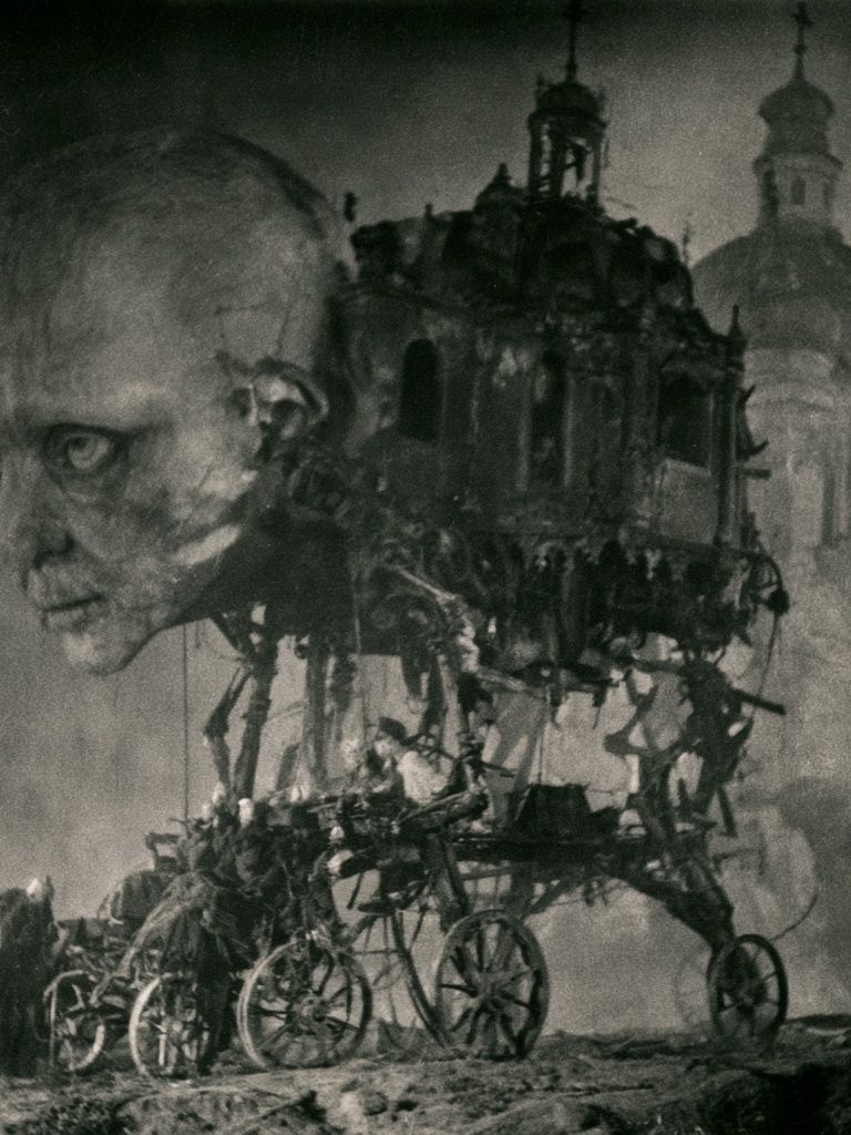 Surreal Gothic Face — Fine-Art Print. poster detail