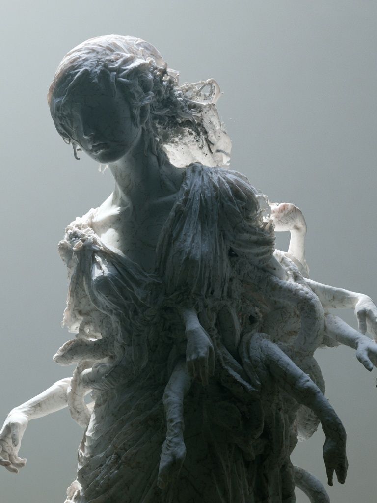 Surreal Marble Figure Print. poster detail
