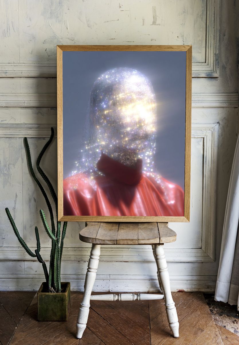 Sparkling Figure — Contemporary Print. room preview