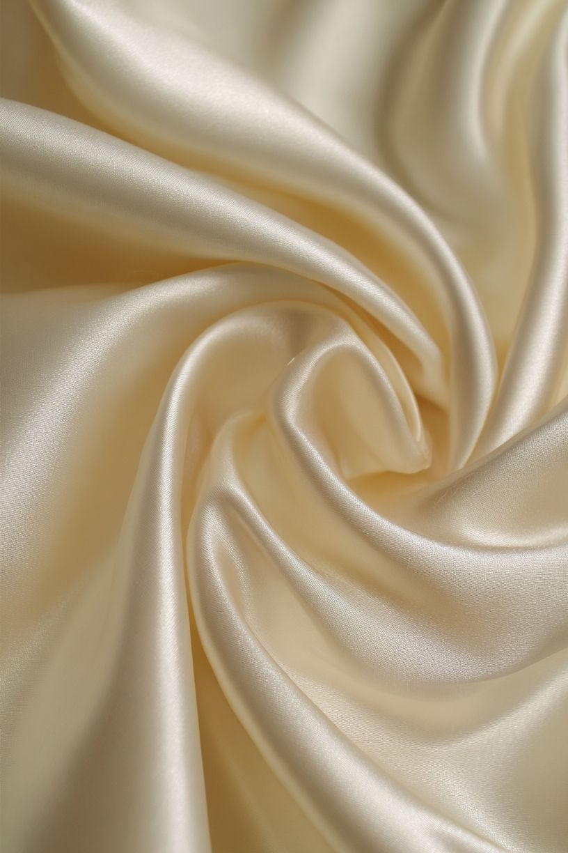 Silky Cream Fabric — Photography Print. poster detail