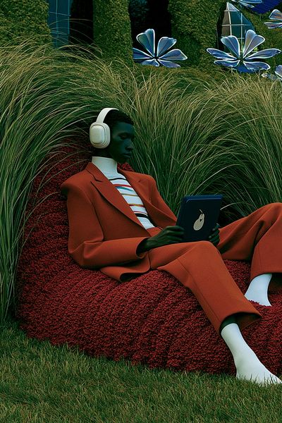 Surreal Garden Listener Print.
