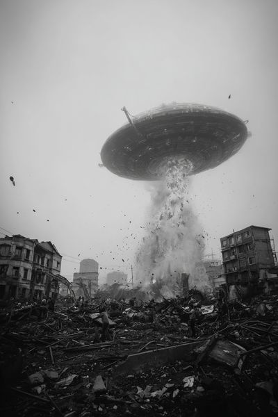Alien Invasion — Sci-Fi Print