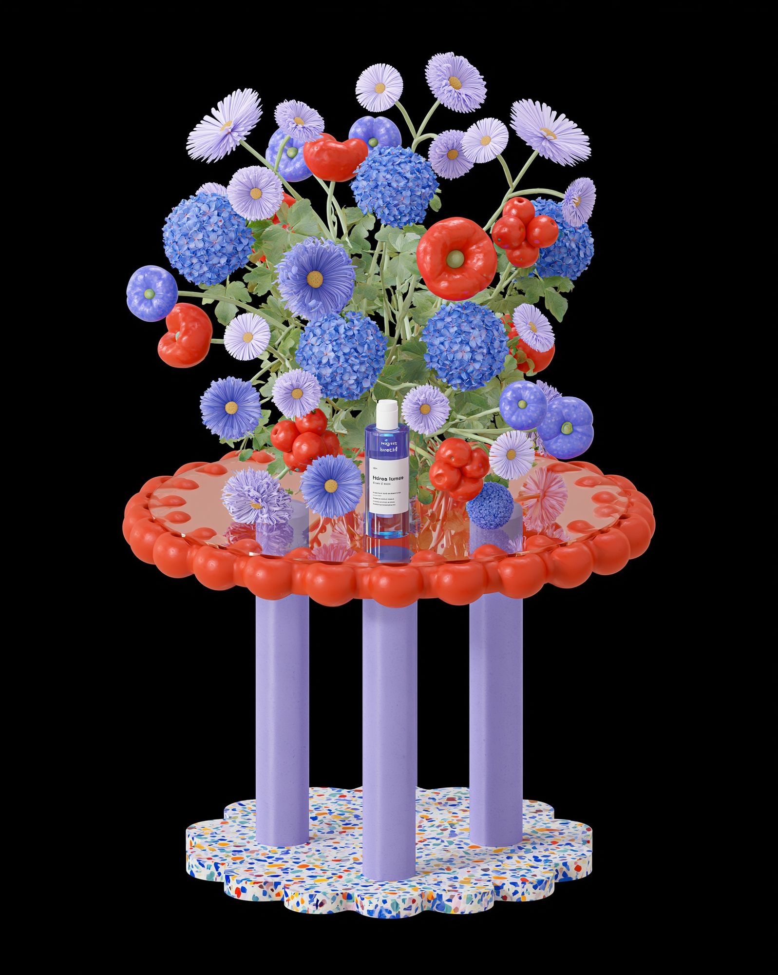 Surreal Floral Still Life Poster. poster — fine-art art