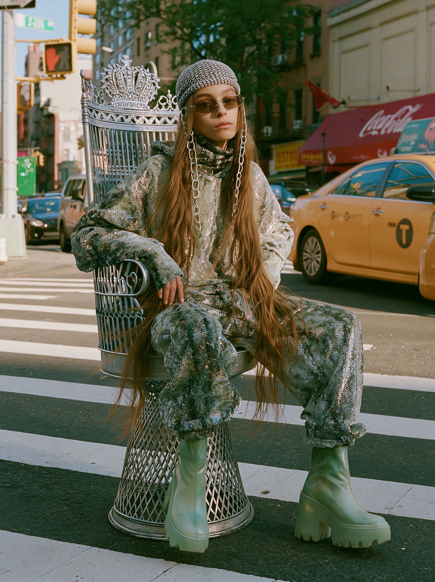 Street Fashion Portrait Poster. poster detail