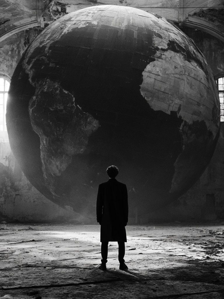 Surreal Giant Earth — Fine-Art Print. poster detail