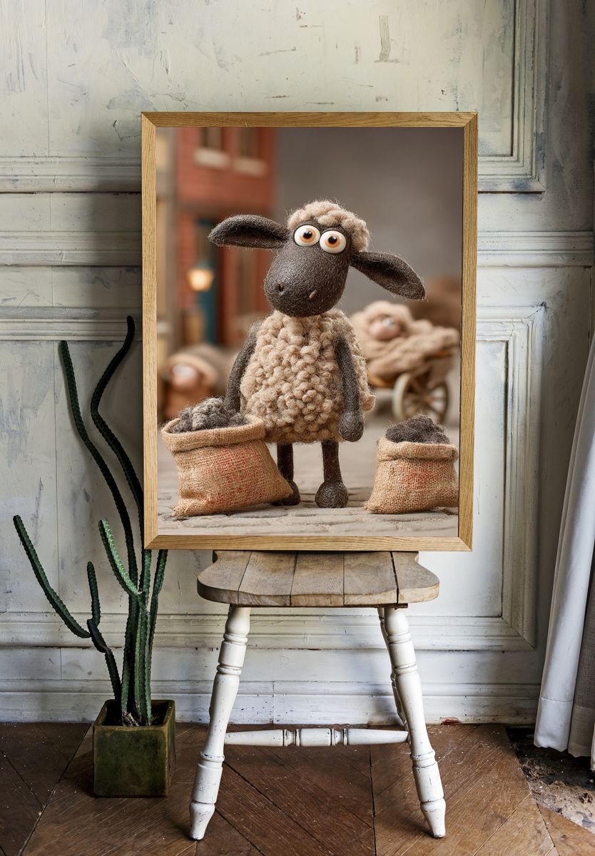 Shaun the Sheep — Cartoon Print room preview