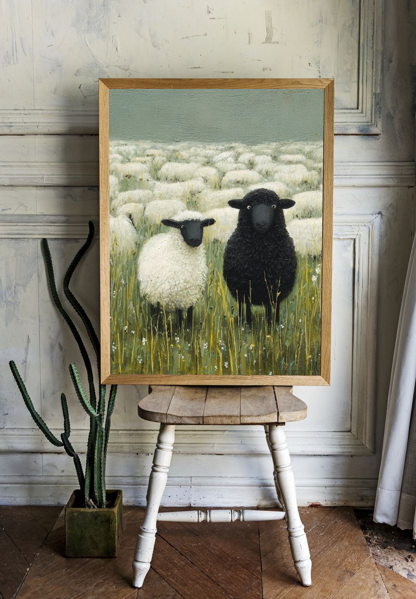 Sheep Meadow Fine-Art Print. — room view 1