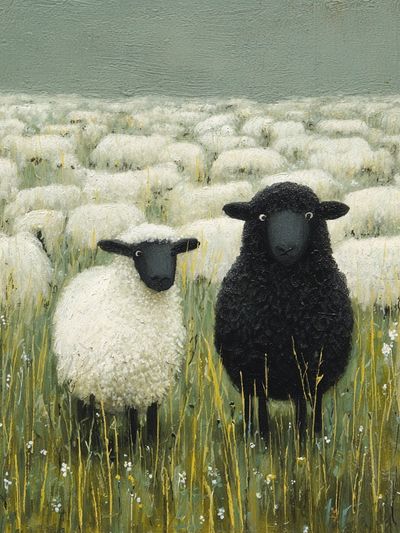 Sheep Meadow Fine-Art Print. poster print