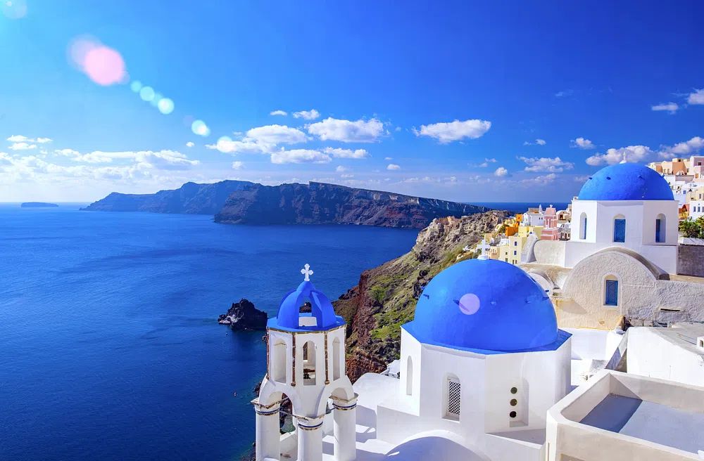 Santorini Island — Photography Print. poster detail