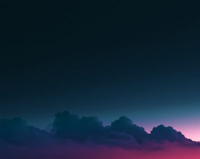 Twilight Cloudscape Photography Print.