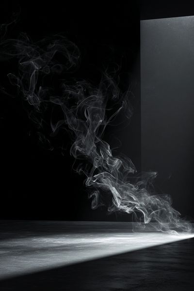 Smoke Light Beam Photography Poster. poster print