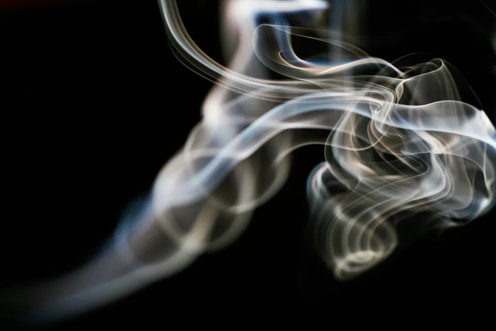 Abstract Smoke Patterns Poster.