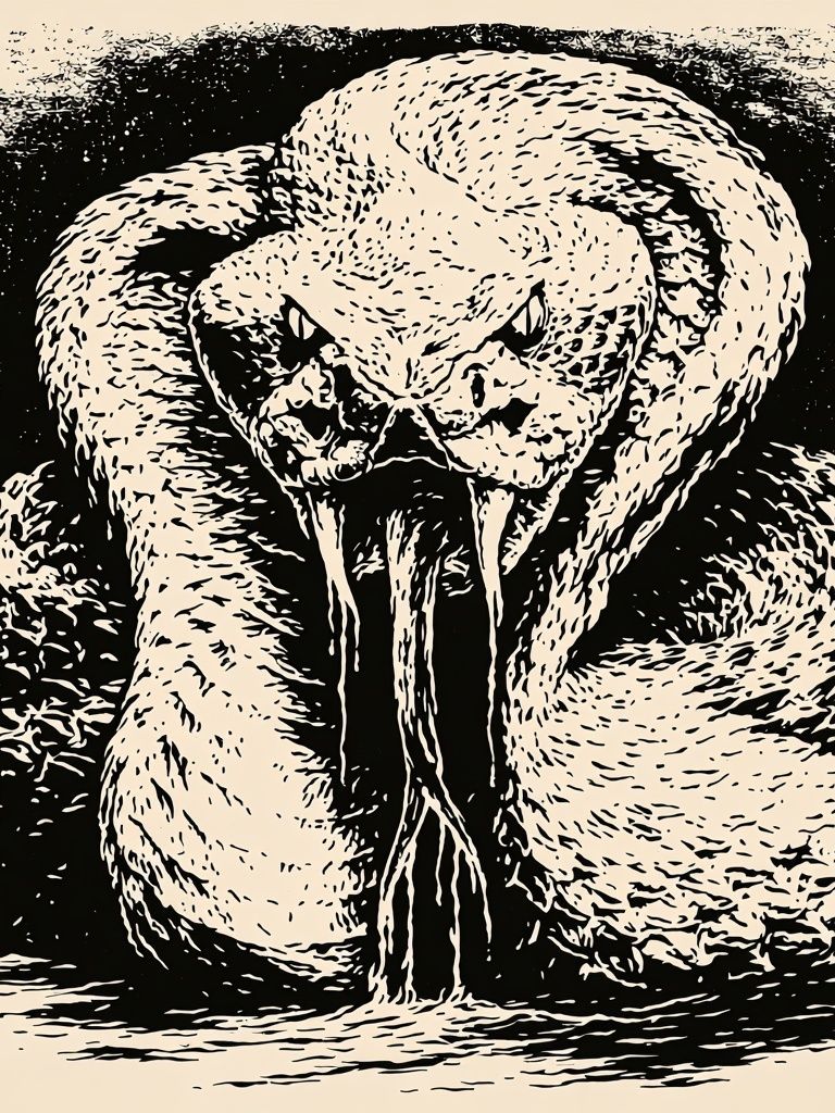 Venomous Snake Ink Poster. poster detail