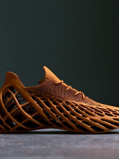 Futuristic Sneaker Photography Poster. poster