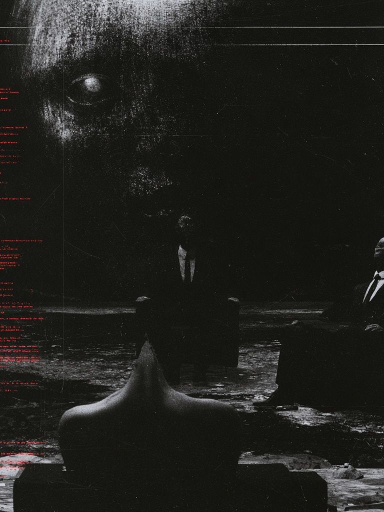 Surreal Noir Figure Poster. poster detail