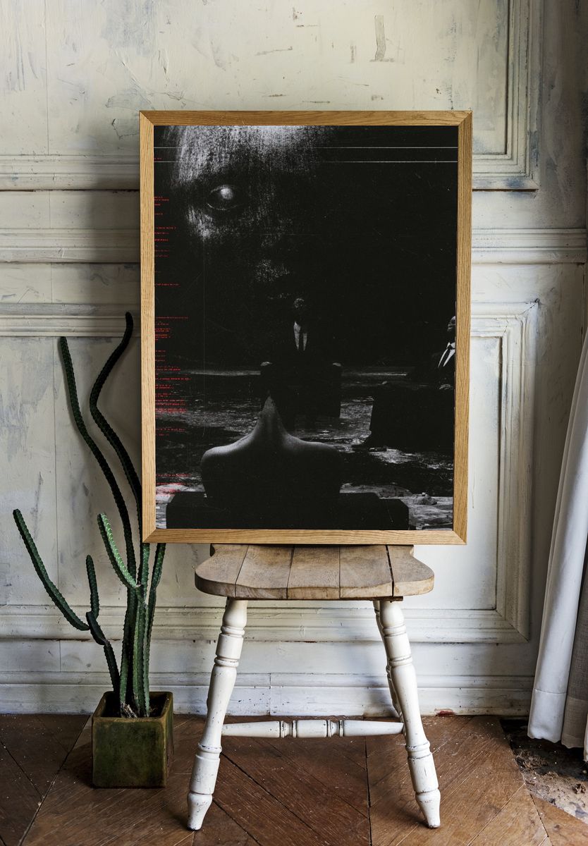 Surreal Noir Figure Poster. room preview