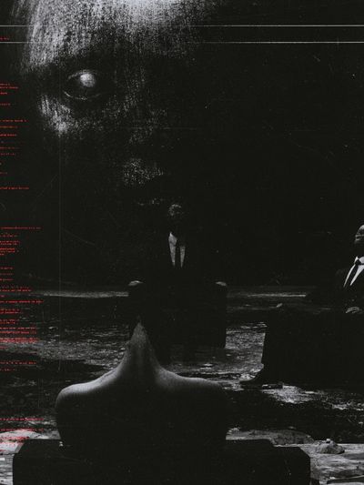 Surreal Noir Figure Poster.