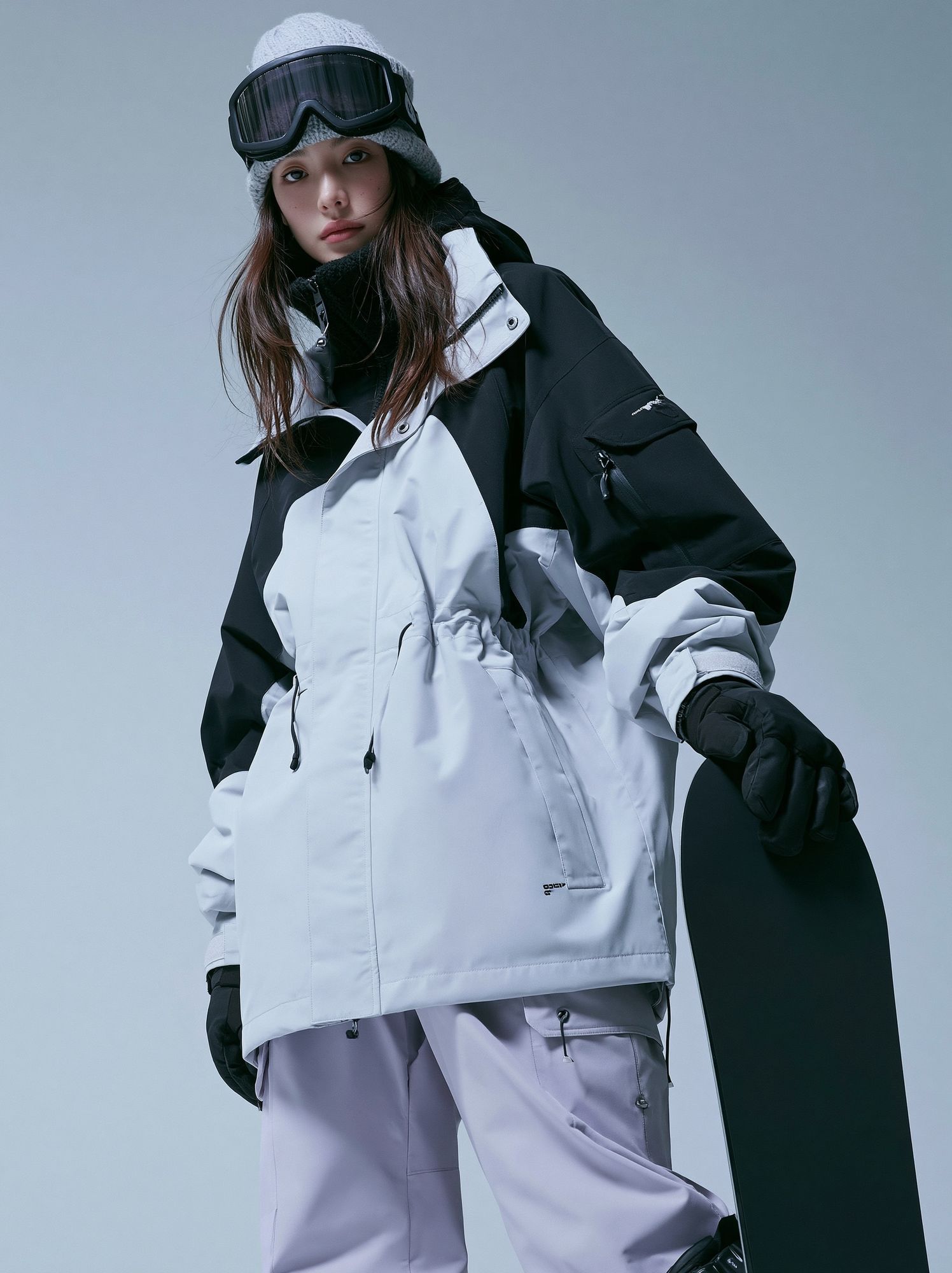 Snowboarder Fashion Portrait Poster. poster — photography art