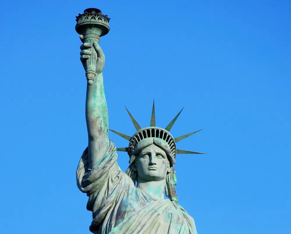Statue of Liberty — Iconic Landmark Print.