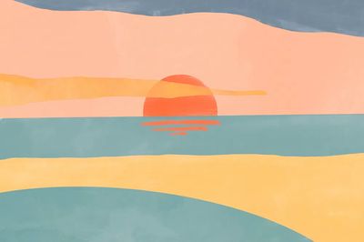 Sunset Over Ocean